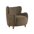 Christopher Knight Home Bacho Cozy Wingback Upholstered Accent Chair, Brown