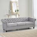 Christopher Knight Home Chesterfield Tufted Sofa with Scrolled Arms & Nailhead Trim