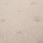 Tufted Square Storage Ottoman with Soft-Closing Hinges & Upholstered Lid