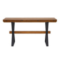 Christopher Knight Home Rockleigh Expandable Console Table, Black/Brown