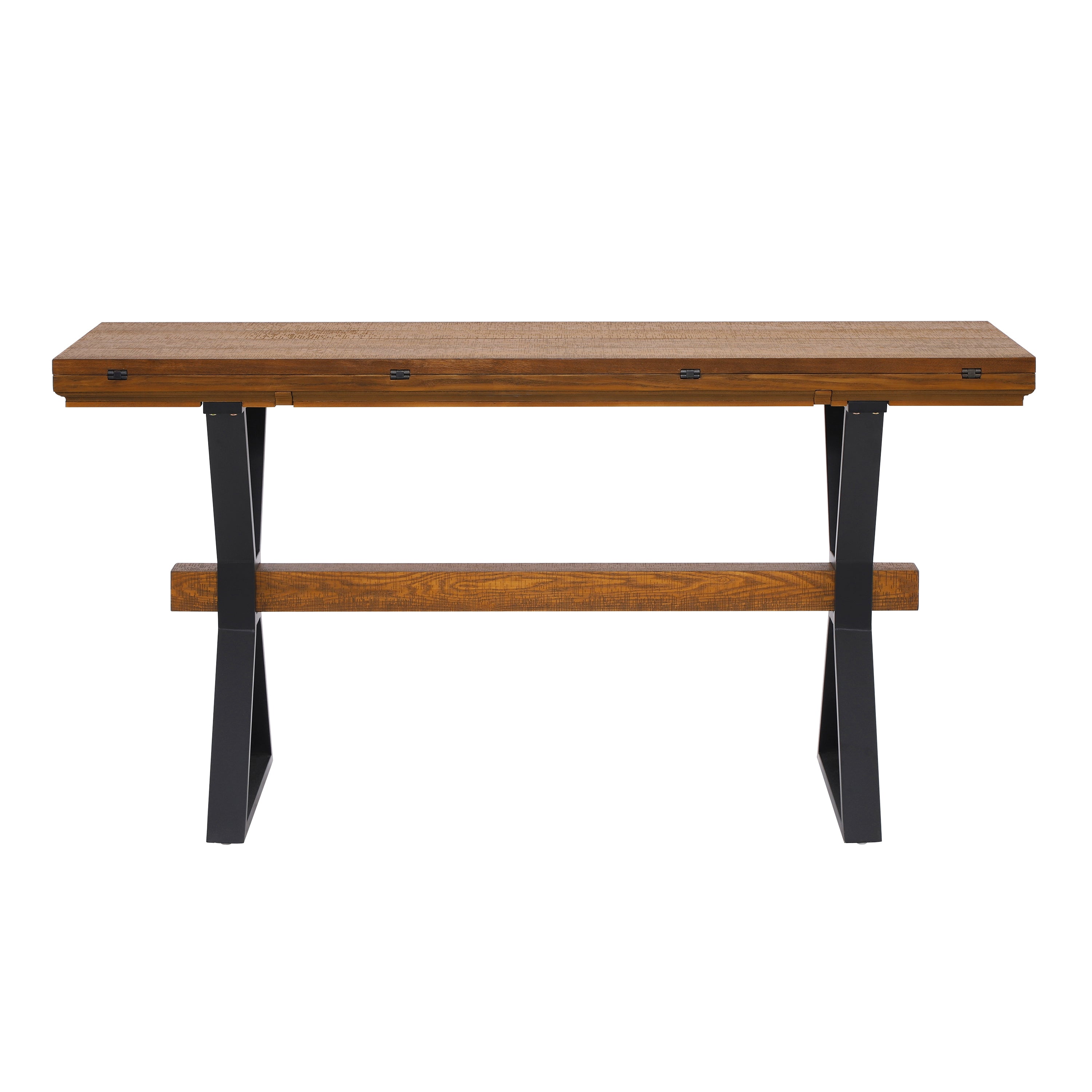 Christopher Knight Home Rockleigh Expandable Console Table, Black/Brown