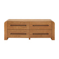 Christopher Knight Home Anny 63" Modern Wood 4-Drawer Dresser, Natural