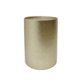 GDFStudio Geyer Modern Hammered Iron Round Accent Table, Gold