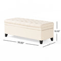 Christopher Knight Home 50" Storage Ottoman Bench with Hidden Storage