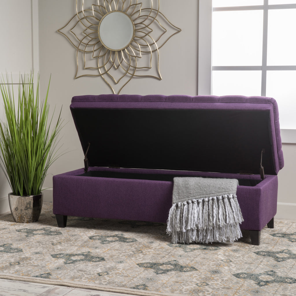 Christopher Knight Home 50" Storage Ottoman Bench with Hidden Storage