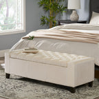 Christopher Knight Home Storage Ottoman ¨C Tufted Top, Hidden Storage Bench & Extra Seating, 51¡± W