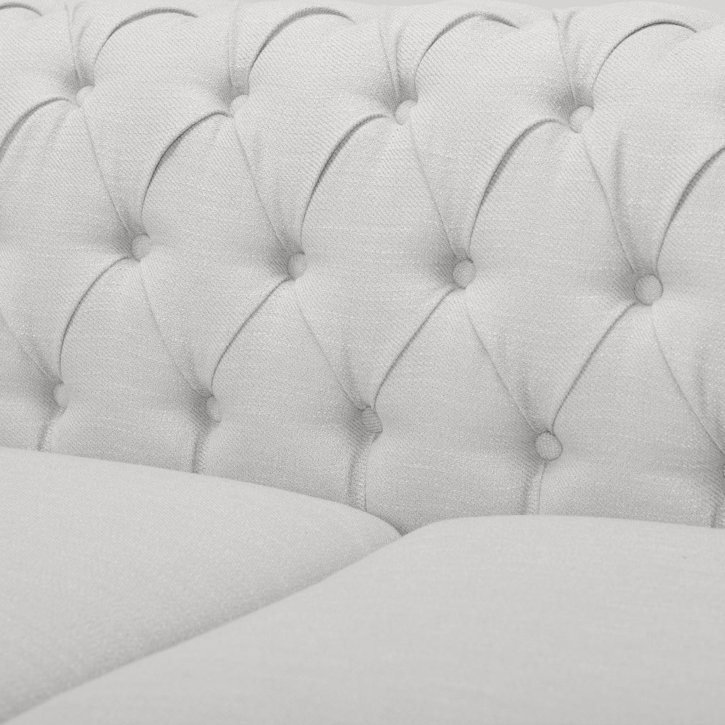 Chesterfield-Style Sofa with Deep Button Tufting & Nailhead Trim – Classic Upholstered Living Room Couch