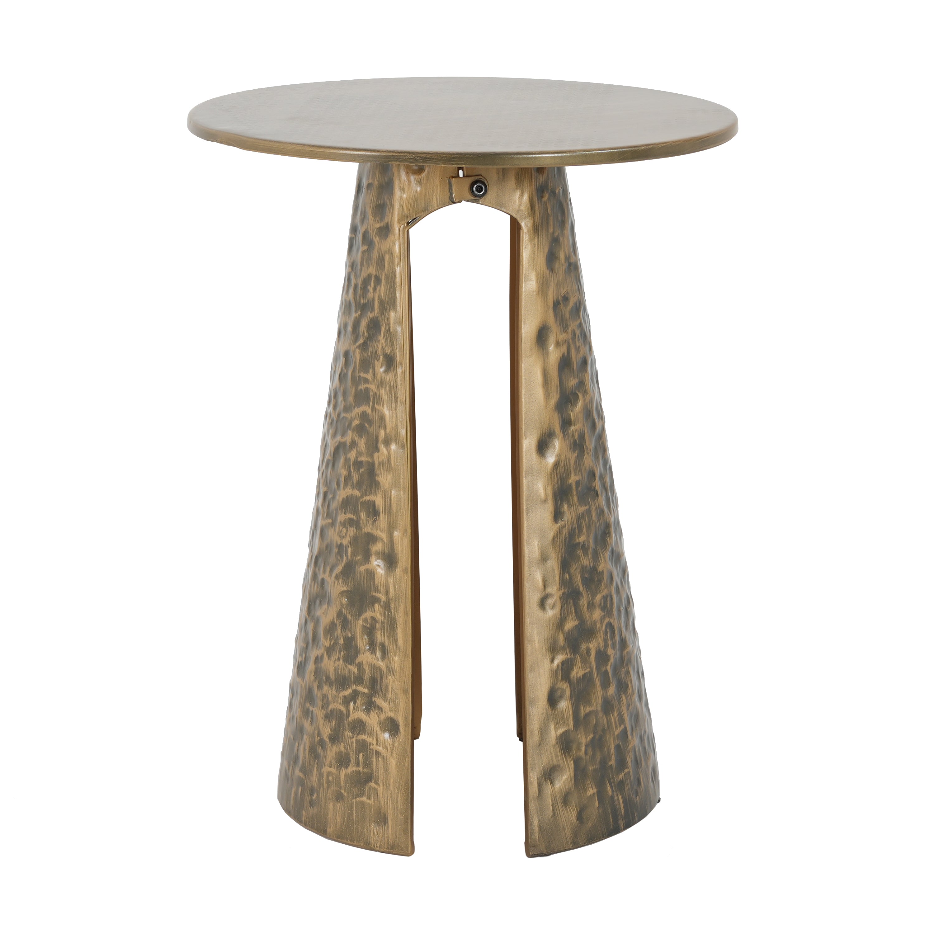 Christopher Knight Home Dorothea Retro Handcrafted Metal Accent Side Table, Copper