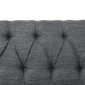 Tufted Loveseat with Birch Wood Legs – Modern Tub-Style Small Space Sofa