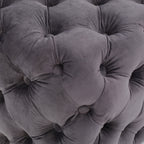 Modern Glam Velvet Ottoman ¨C Button-Tufted Diamond Stitch, Coffee Table & Extra Seating, 29¡± Square