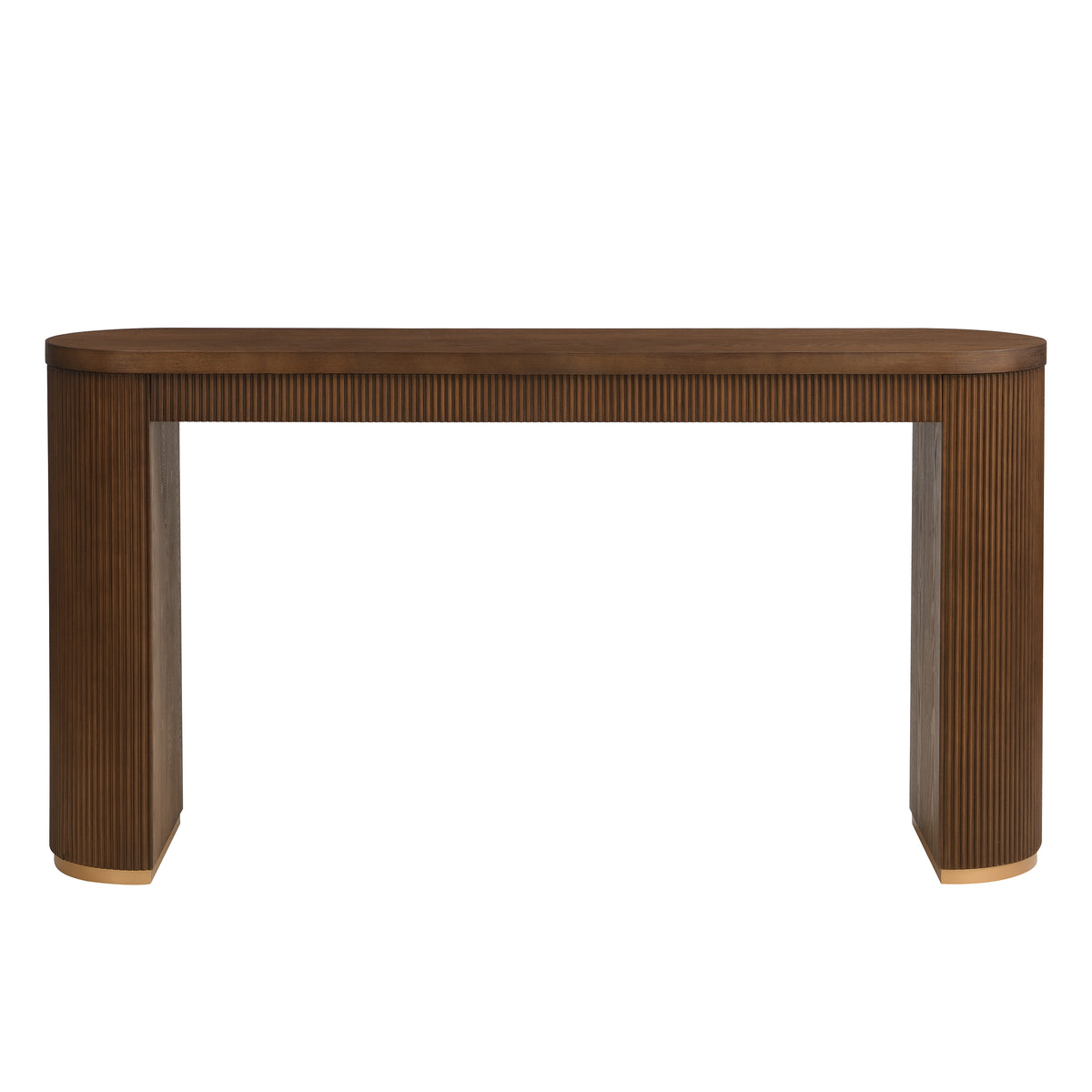 Christopher Knight Home Greta Farmhouse Counter Height Fluted Dining Table, Walnut
