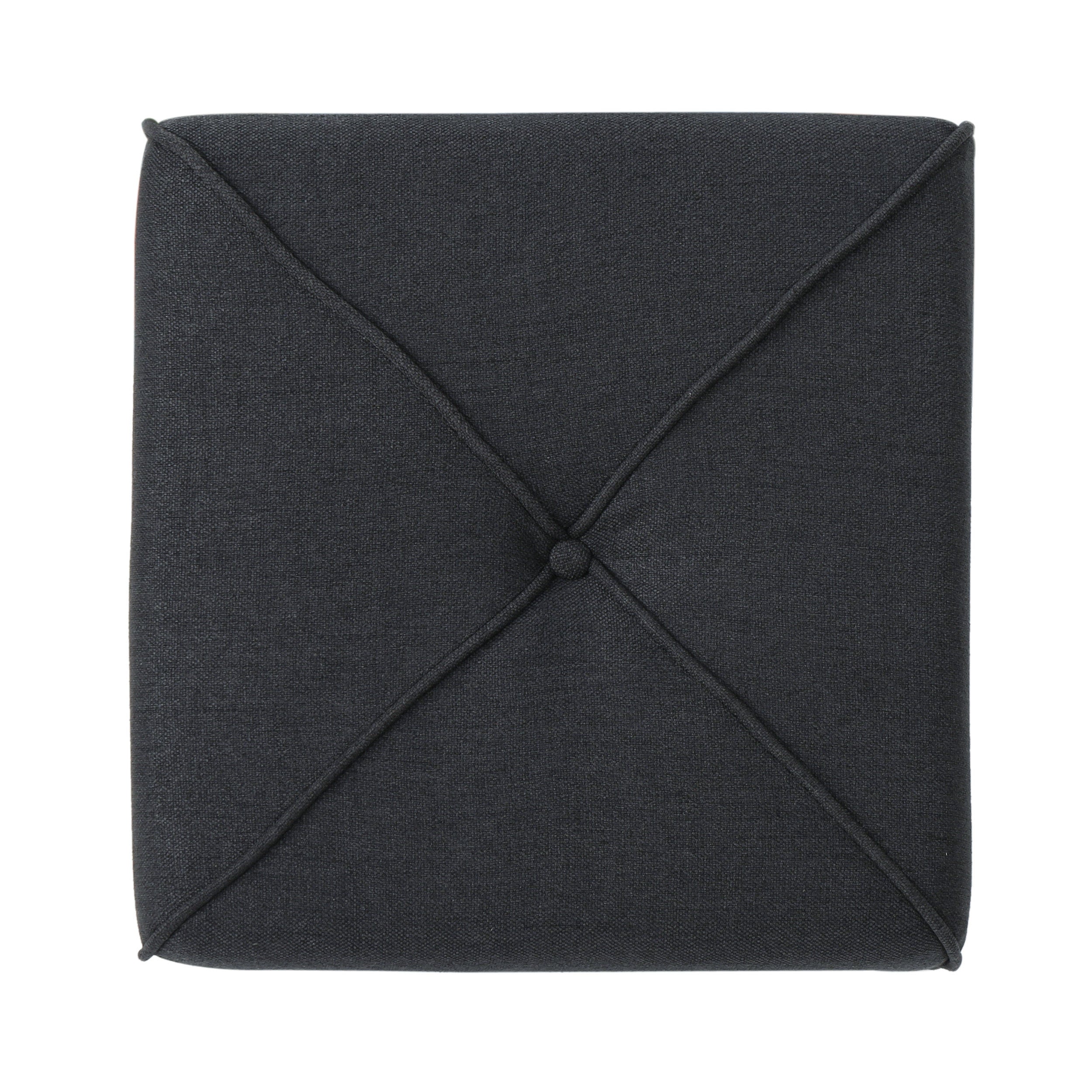 Christopher Knight Home Cube Ottoman – Compact Polyester Fabric Footrest & Seat