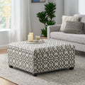 Christopher Knight Home Storage Ottoman with Patterned Upholstery & Hidden Storage Bench