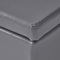 Christopher Knight Home 50" Faux Leather Tufted Storage Ottoman Bench with Hidden Storage