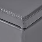 Christopher Knight Home 50" Faux Leather Tufted Storage Ottoman Bench with Hidden Storage