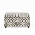 Christopher Knight Home Storage Ottoman with Patterned Upholstery & Hidden Storage Bench