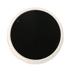 Christopher Knight Home Velvet Round Tufted Ottoman with Tempered Glass Top ¨C Modern Glam Accent