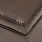 Christopher Knight Home 50" Faux Leather Tufted Storage Ottoman Bench with Hidden Storage