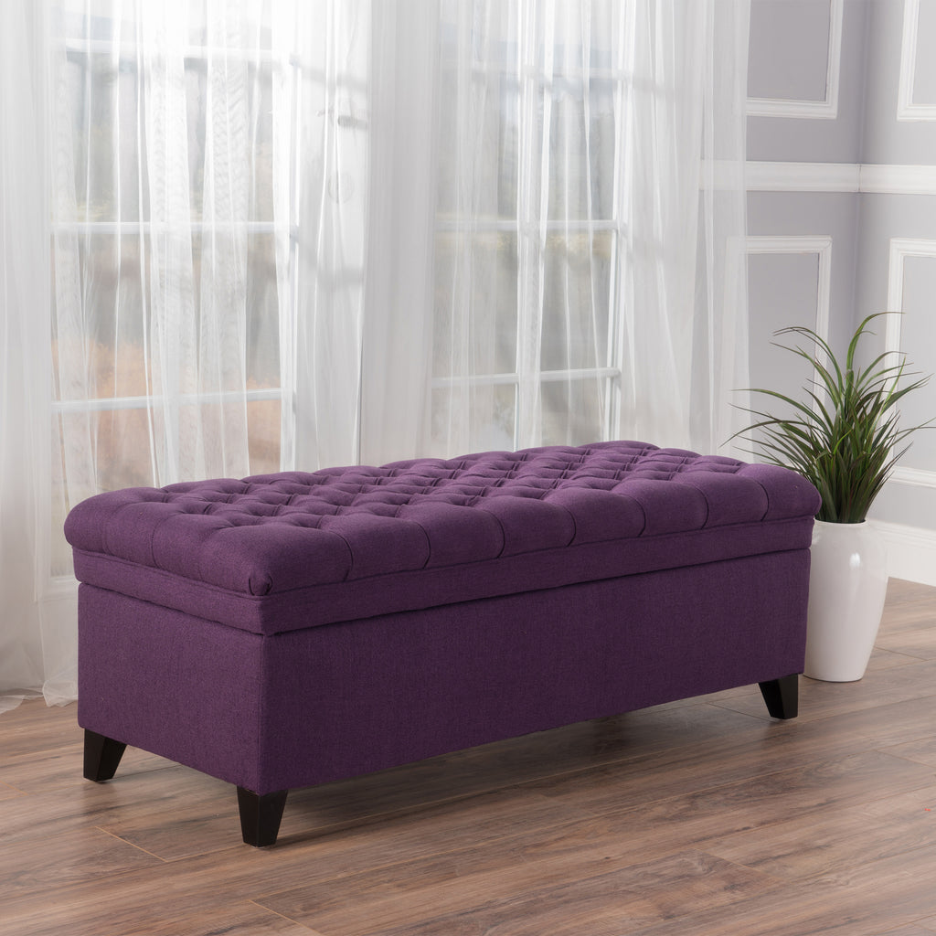 Christopher Knight Home 50" Storage Ottoman Bench with Hidden Storage