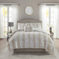 GDFStudio Brittany 4 Piece Faux Fur Comforter Bedding Set?Beige/Brown?King