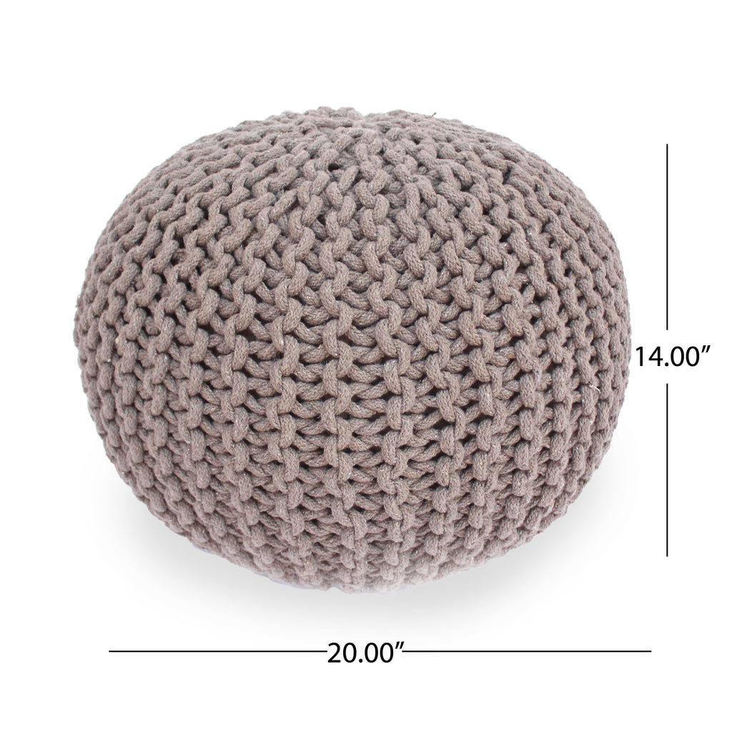 Poona Modern Cotton Pouf