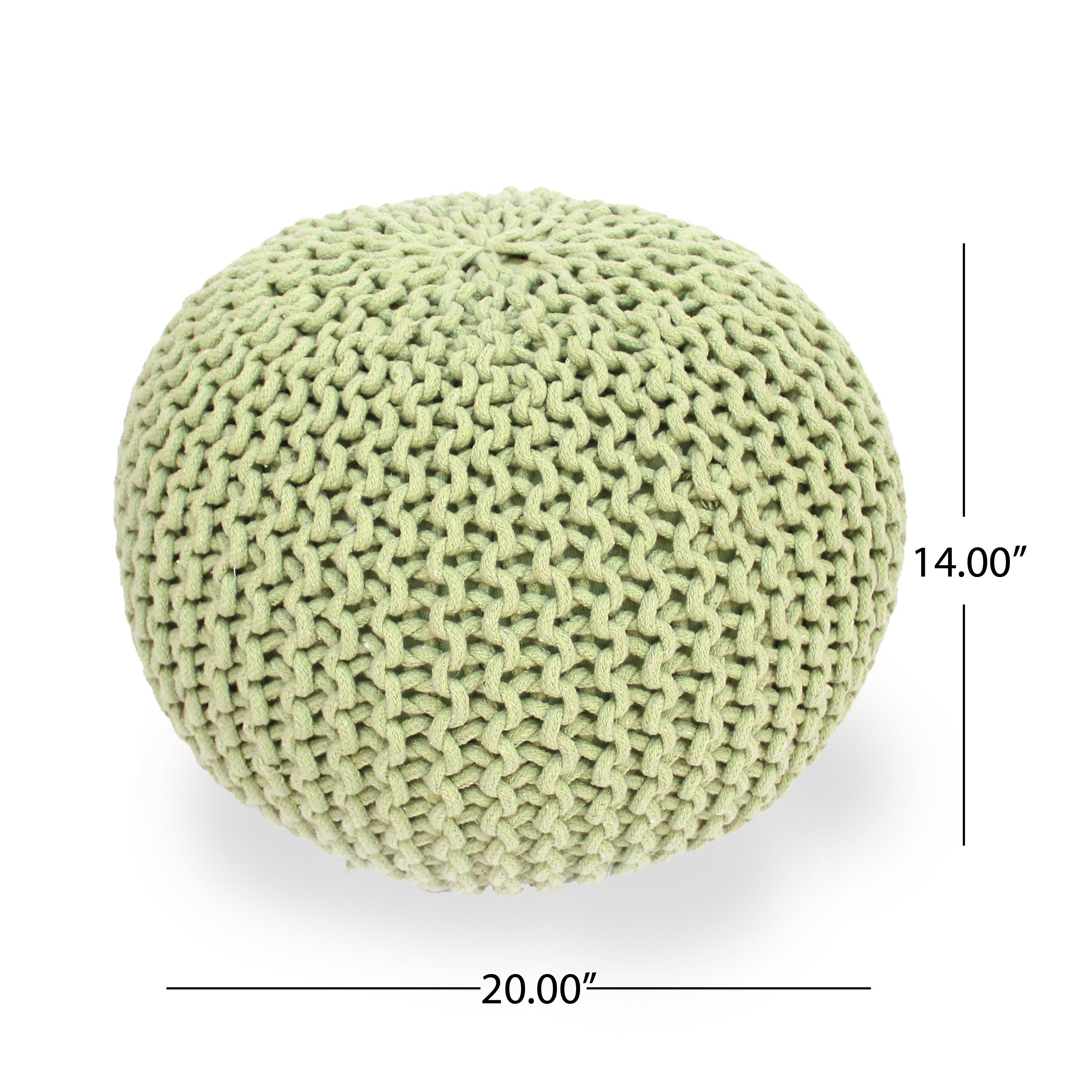Poona Modern Cotton Pouf