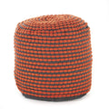 Rosalyn Fabric Round Pouf Ottoman