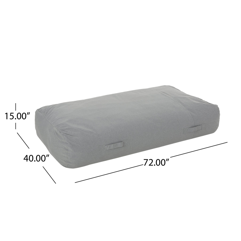 Vivien Outdoor Water Resistant 6'x3' Lounger Bean Bag