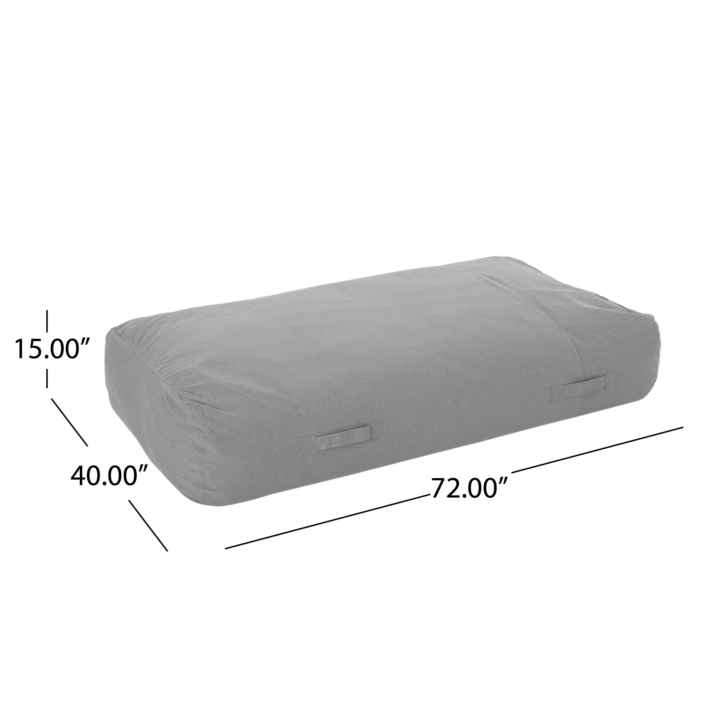 Judith Indoor Water Resistant 6'x3' Lounger Bean Bag