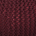 Belle Modern Knitted Cotton Round Pouf