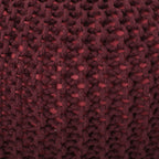 Belle Modern Knitted Cotton Round Pouf