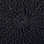 Belle Modern Knitted Cotton Round Pouf