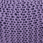 Belle Modern Knitted Cotton Round Pouf