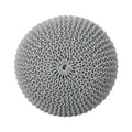 Belle Modern Knitted Cotton Round Pouf