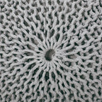 Belle Modern Knitted Cotton Round Pouf