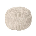 Anouk Knitted Cotton Pouf