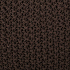 Teresa Modern Knitted Cotton Cube Pouf
