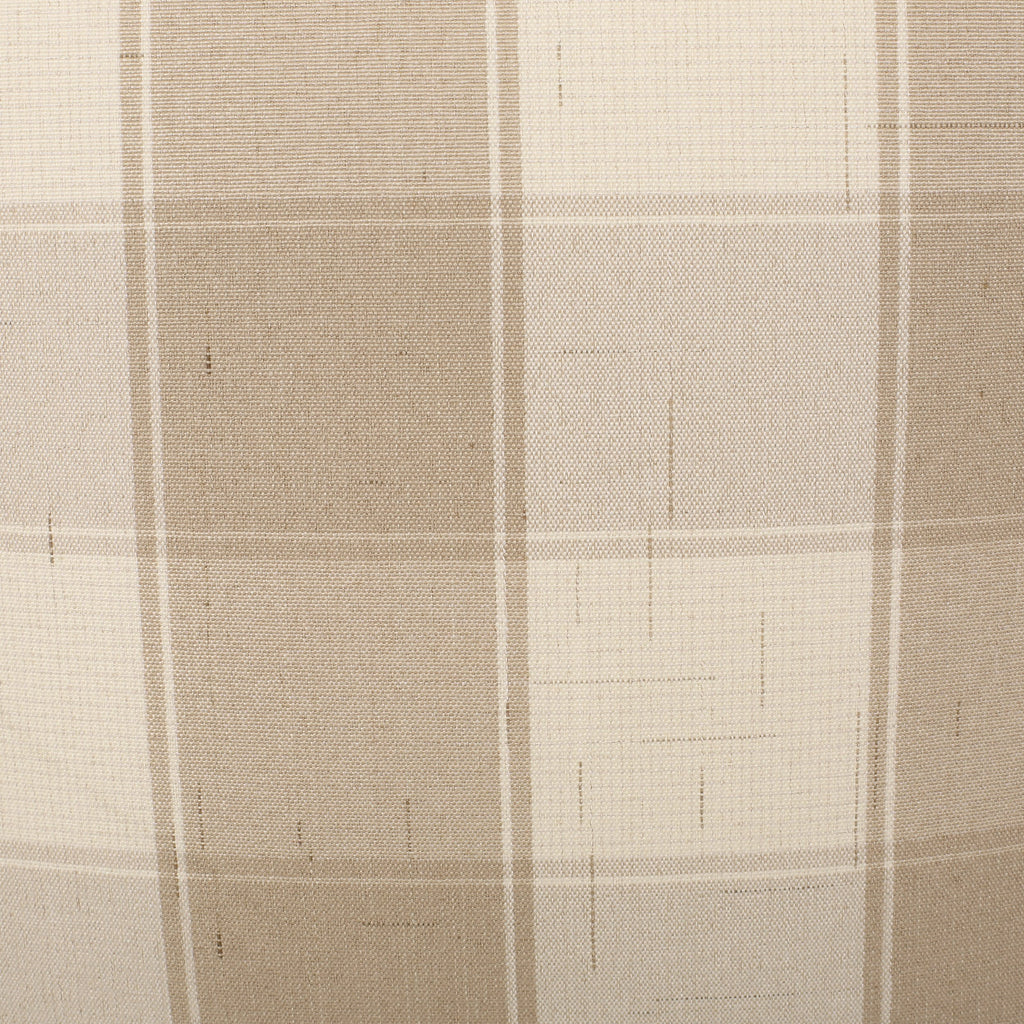 Prestage Modern Fabric Checkered Cube Pouf