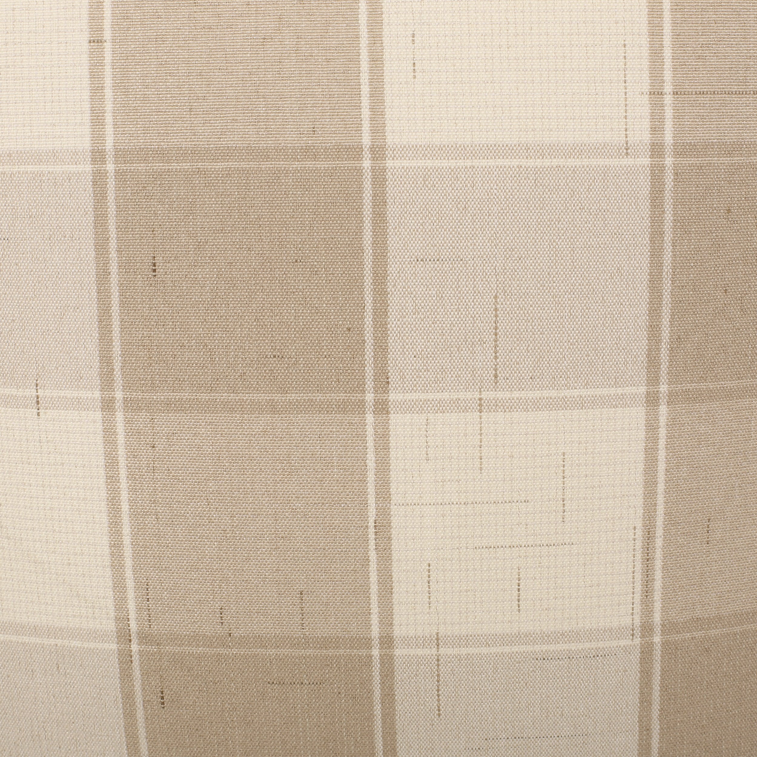 Prestage Modern Fabric Checkered Cube Pouf