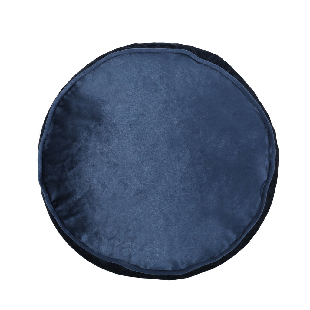 Bleckley Gwinnett Modern Velveteen Cylinder Pouf