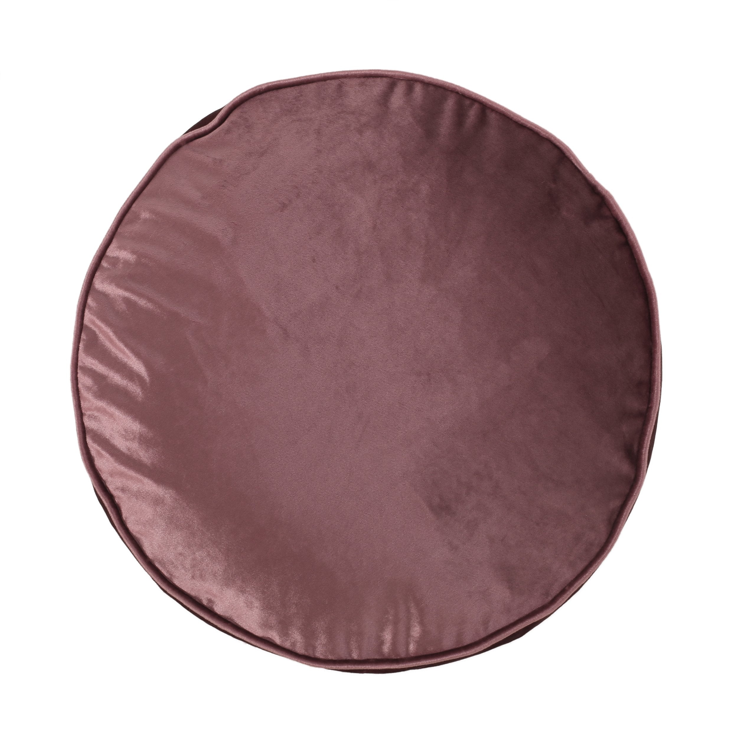 Bleckley Gwinnett Modern Velveteen Cylinder Pouf