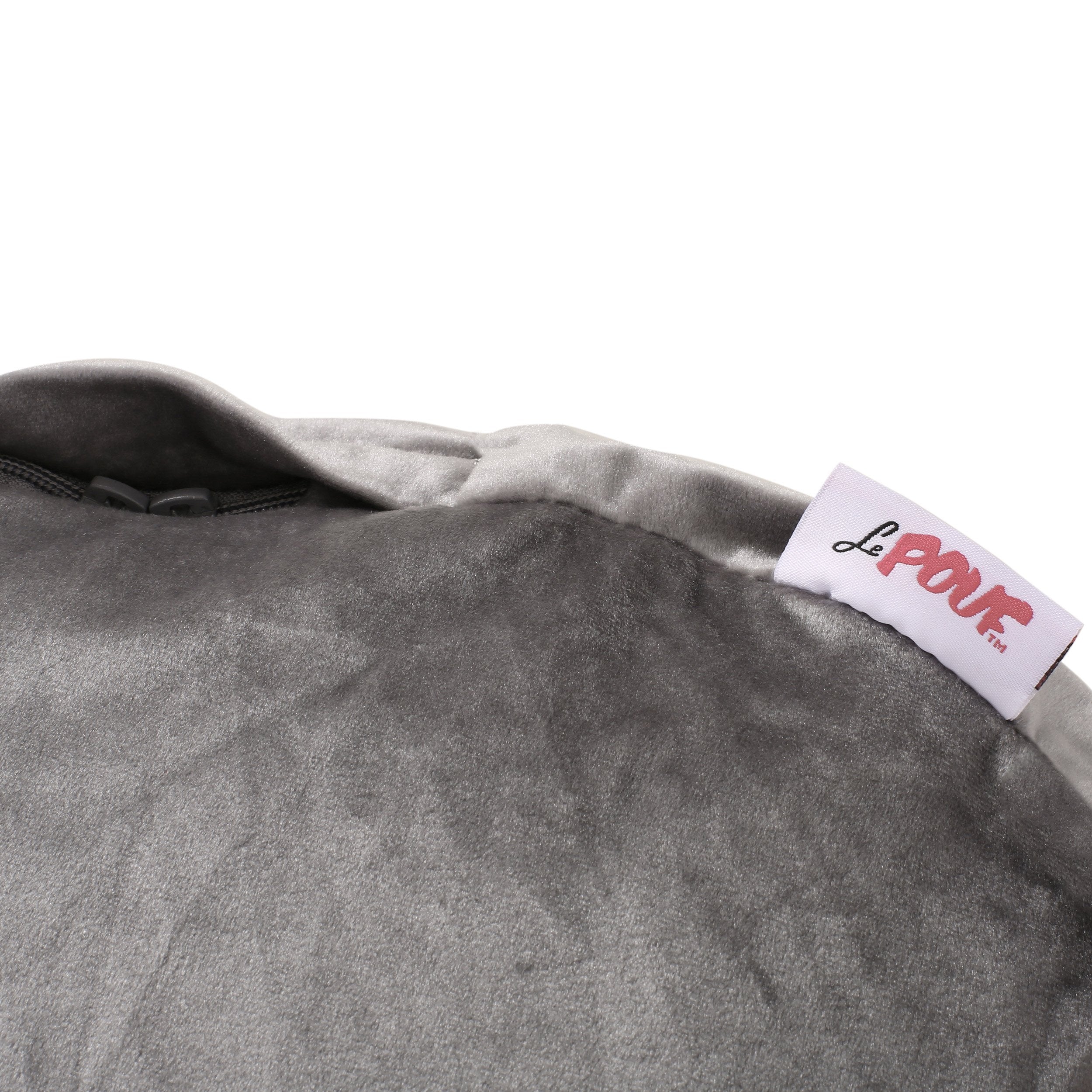 Bleckley Gwinnett Modern Velveteen Cylinder Pouf