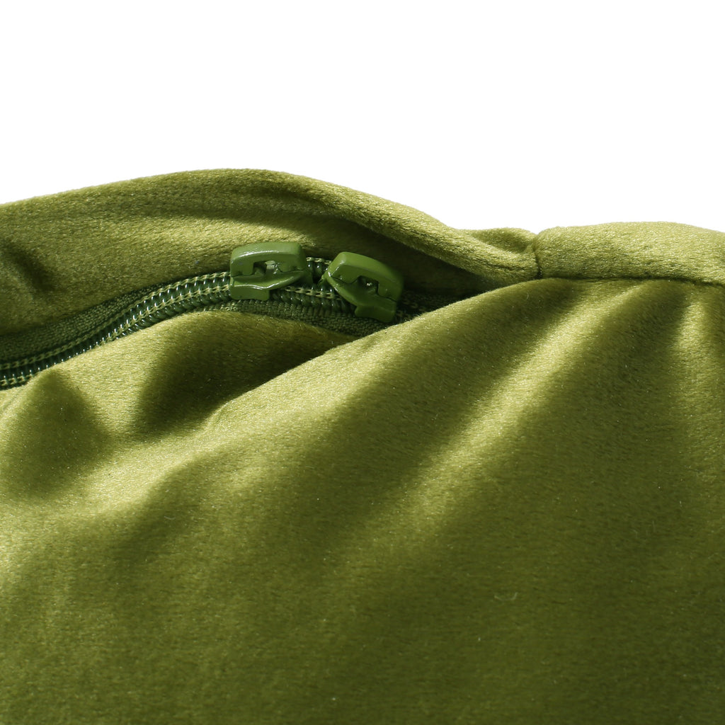 Bleckley Gwinnett Modern Velveteen Cylinder Pouf