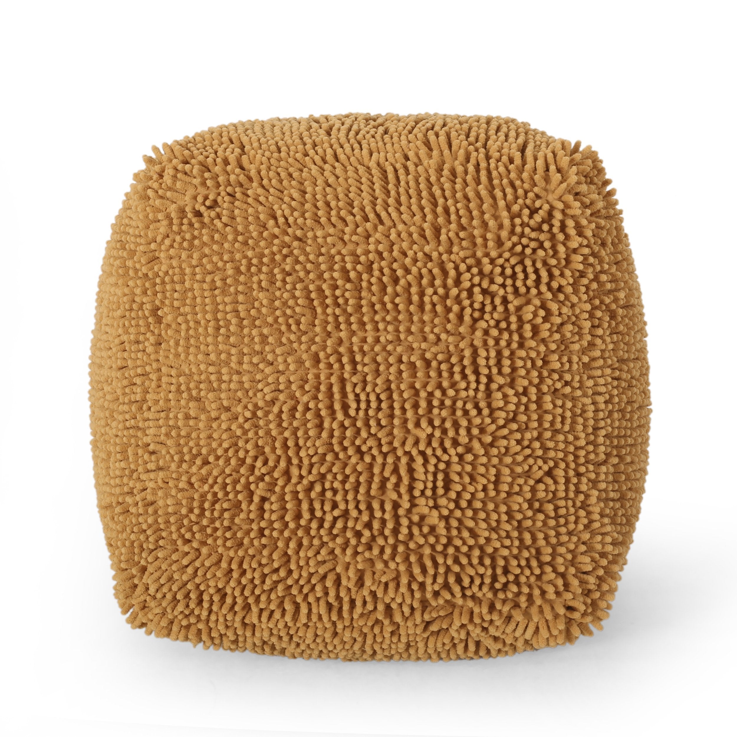Moloney Modern Microfiber Chenille Square Pouf