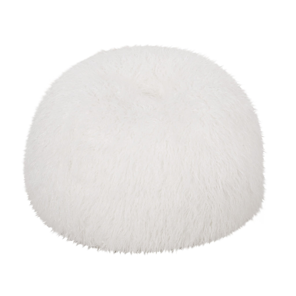 Dundas Modern Glam 3 Foot Faux Fur Bean Bag