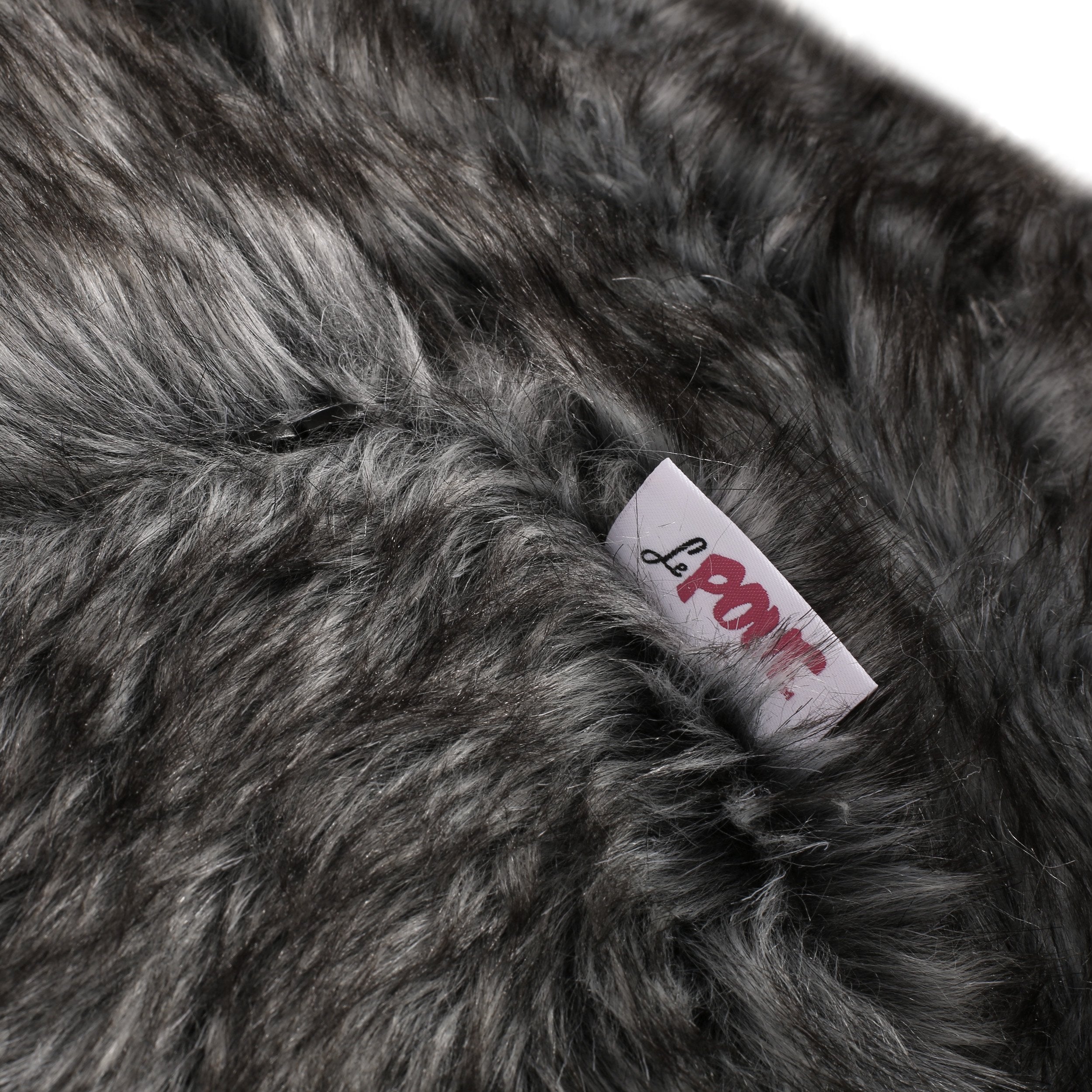 Terrell Schley Modern Glam 5 Foot Short Faux Fur Bean Bag