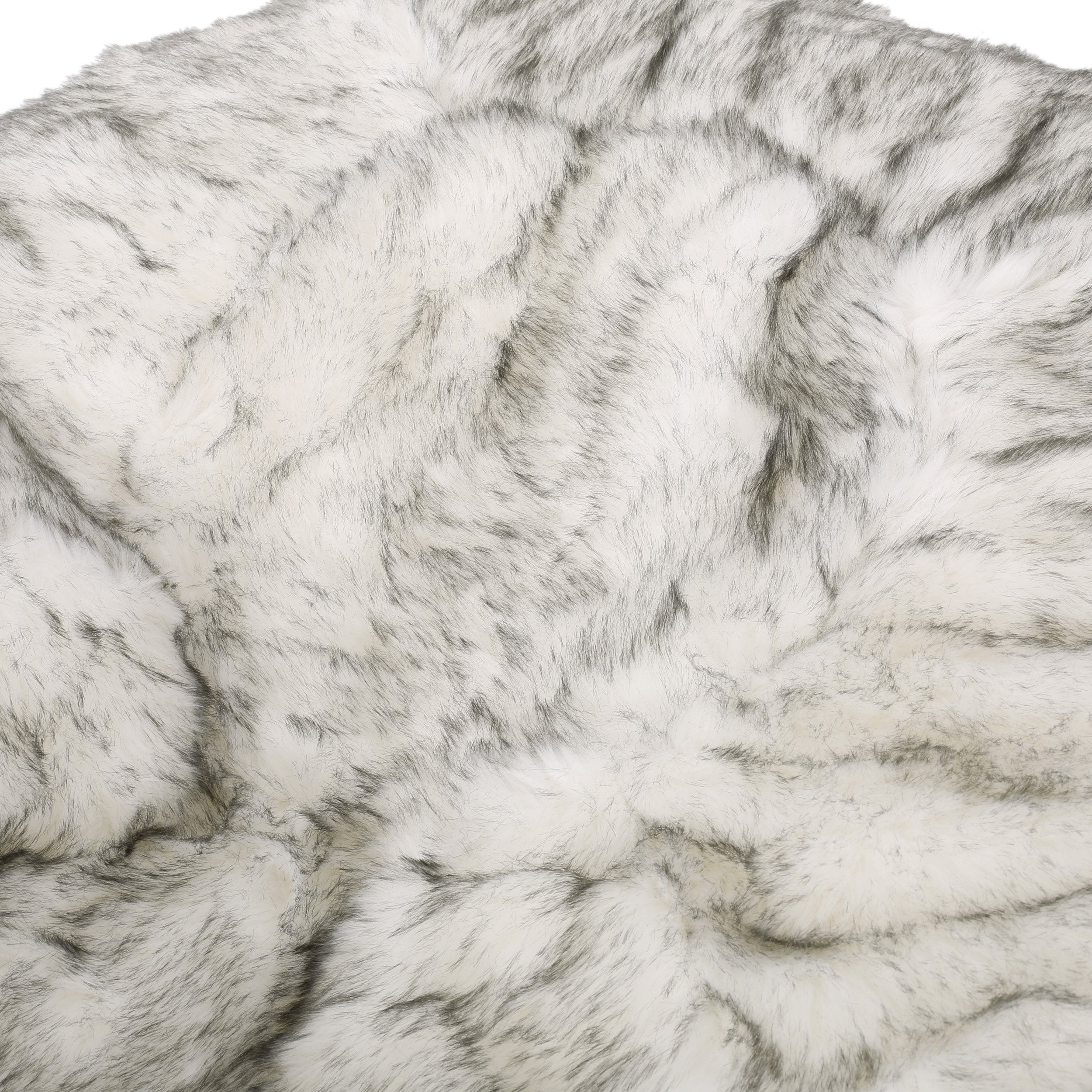 Terrell Schley Modern Glam 5 Foot Short Faux Fur Bean Bag