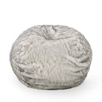 Terrell Schley Modern Glam 5 Foot Short Faux Fur Bean Bag
