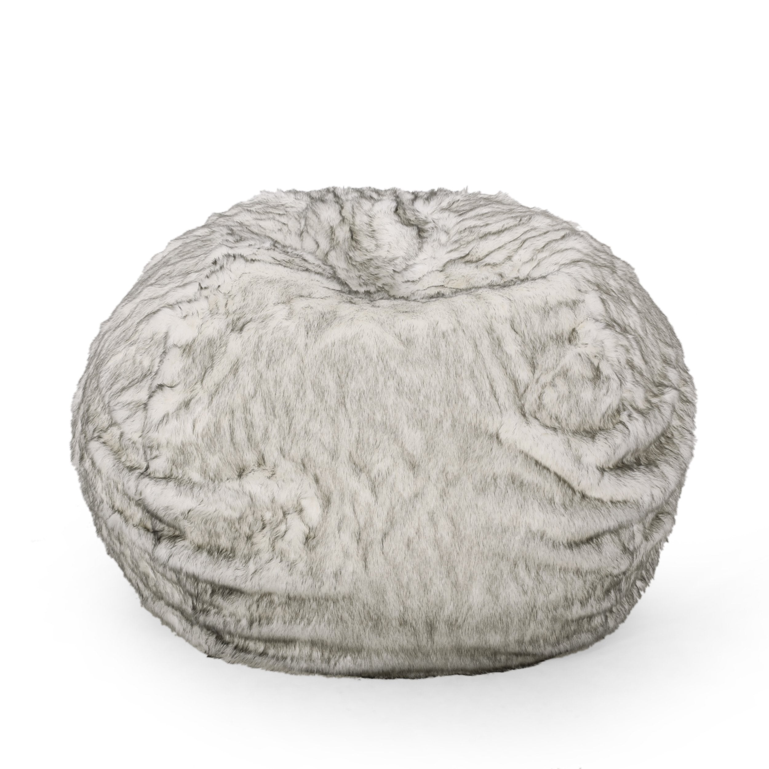 Terrell Schley Modern Glam 5 Foot Short Faux Fur Bean Bag