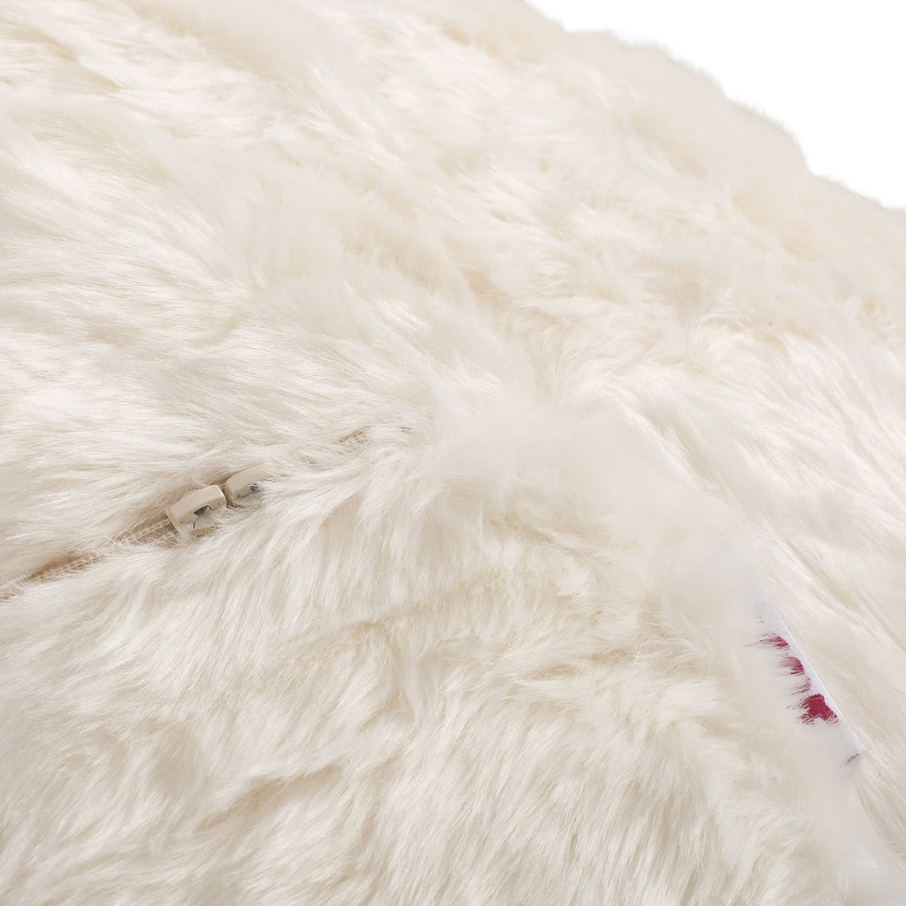 Terrell Schley Modern Glam 5 Foot Short Faux Fur Bean Bag
